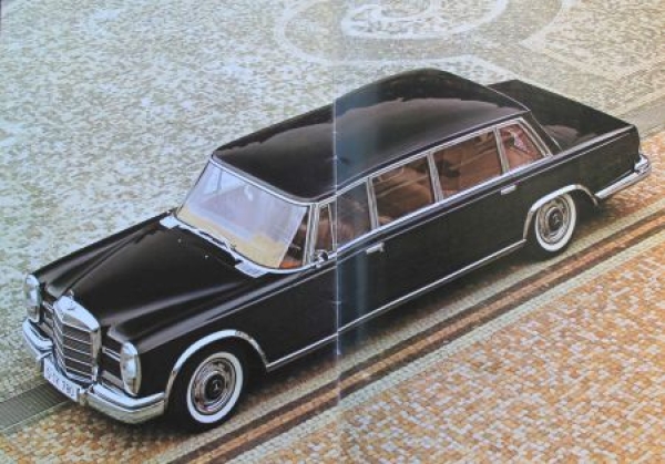 Mercedes-Benz 600 Pullmann Modelprogram 1979 Carbrochure (8269)